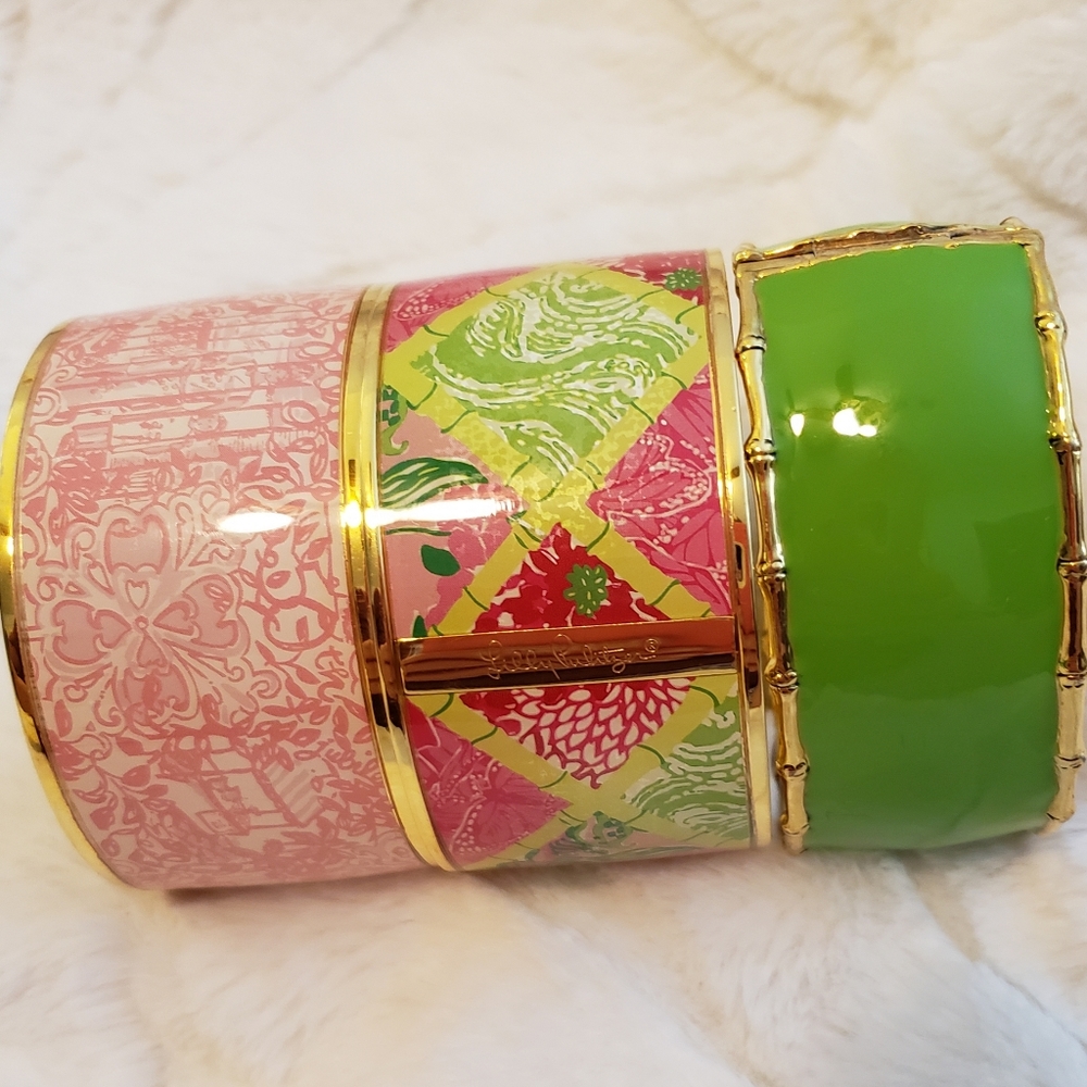 3 LILLY PULITZER BANGLES for $27